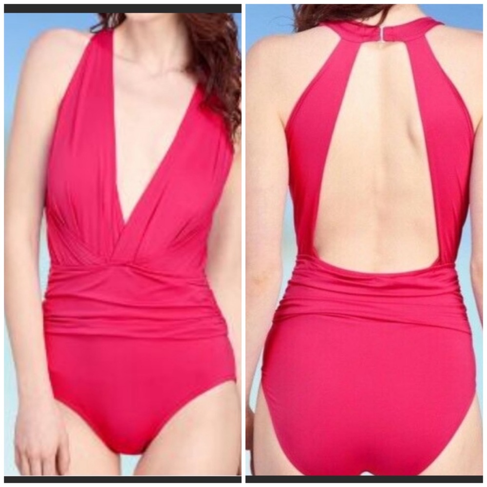 NWT Mainstream Deep V Swimsuit